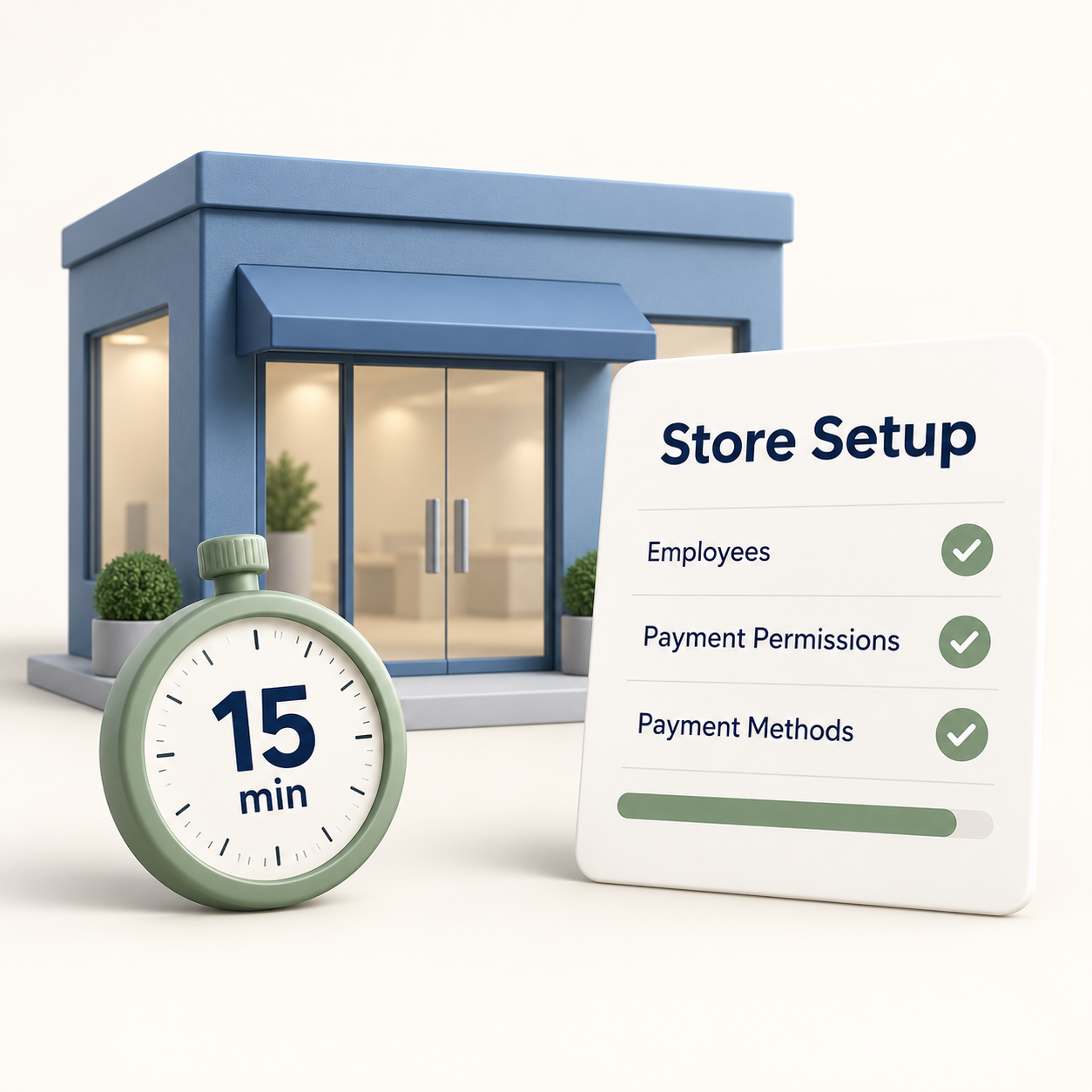 PrimeFlow store setup in about 15 minutes